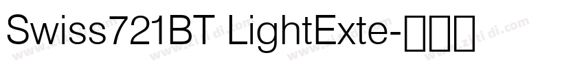 Swiss721BT LightExte字体转换